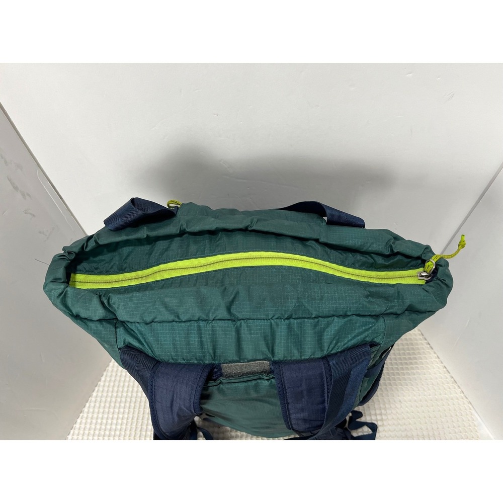 Patagonia Lightweight Travel Tote Green Blue Convertible Backpack - Picture 3 of 15